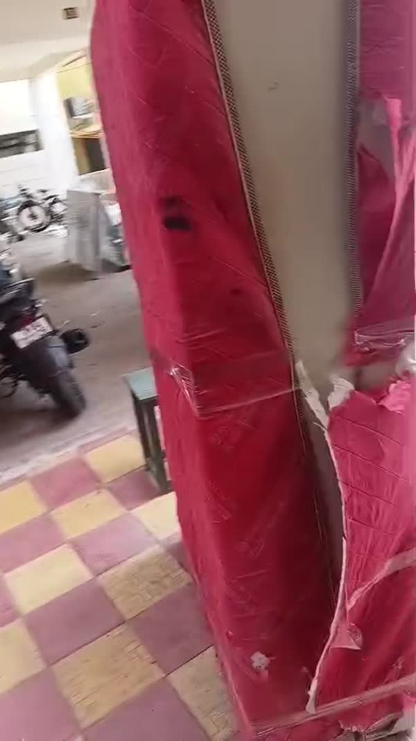 Video of the moving crew handling wrapped furniture